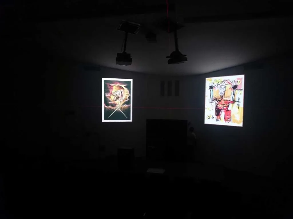 Adjusted display surface and control setup for the Sense 8 project — view 2