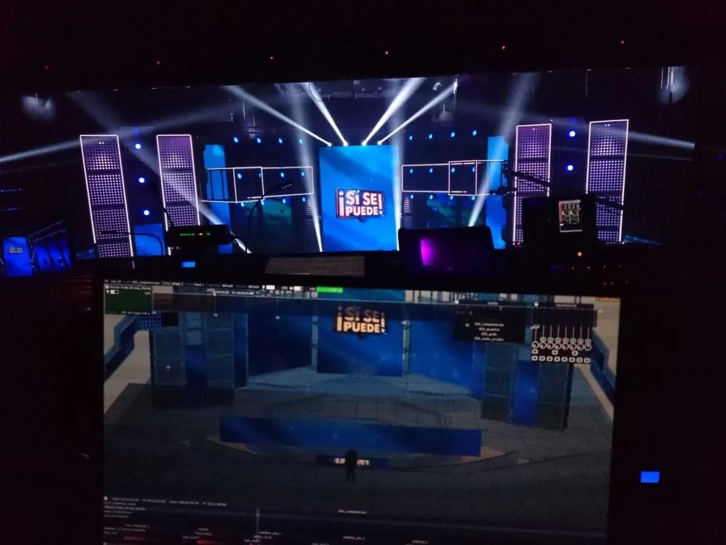 LED television set and playback environment for Sí Se Puede — view 2