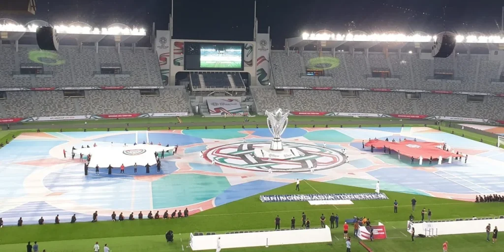 LED screen and opening-ceremony visuals at the AFC Asian Cup 2019 — view 3