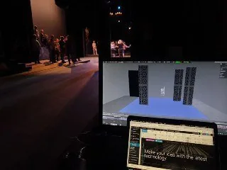 Mapped LED scenery during LAKMÉ at the Royal Opera House Muscat — view 3