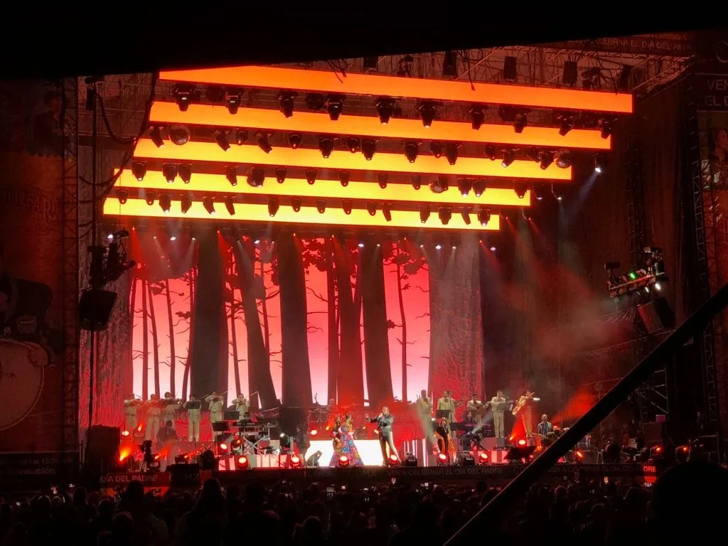 LED concert screen for Pepe Aguilar at the Monument to the Revolution — view 4
