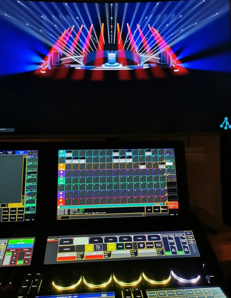 Virtual stage, chroma-key setup and real-time visual environment for the corporate convention — view 4