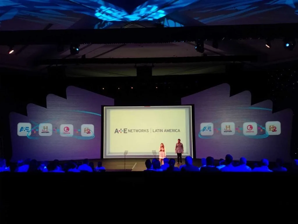 Three-area projection setup for Up Front TV Channels in Punta Cana — view 5