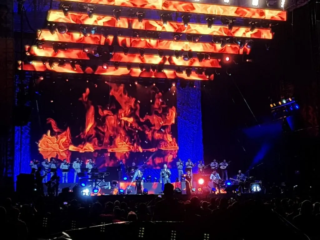 LED concert screen for Pepe Aguilar at the Monument to the Revolution — view 5