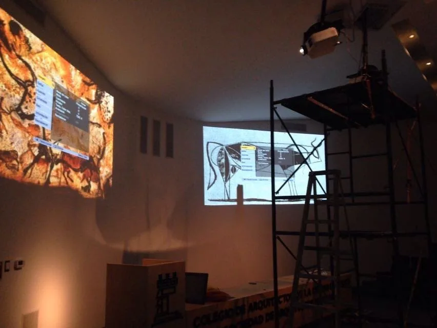 Adjusted display surface and control setup for the Sense 8 project — view 5