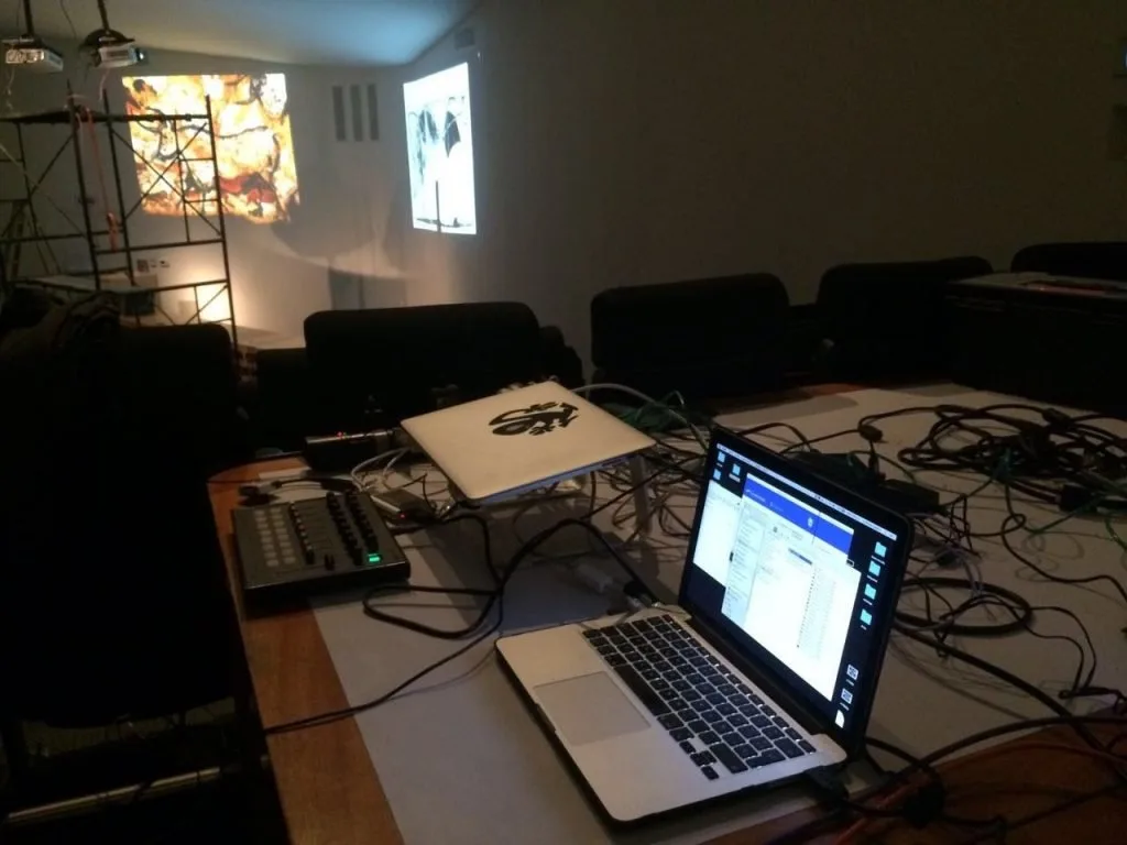 Adjusted display surface and control setup for the Sense 8 project — view 6