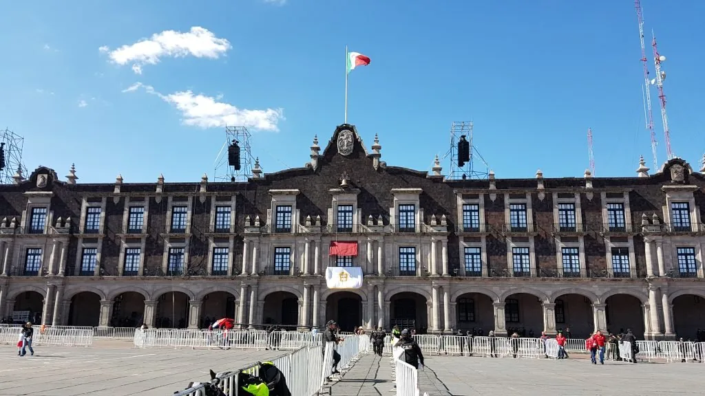 Architectural projection mapping on Toluca Government Palace — view 6