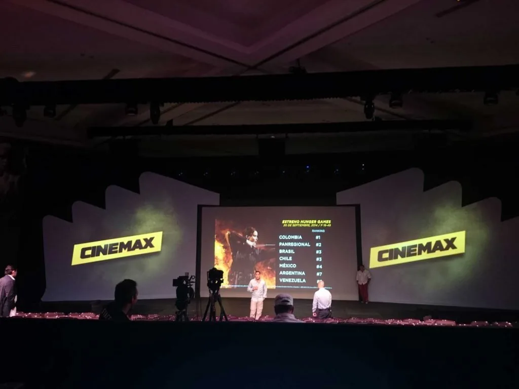 Three-area projection setup for Up Front TV Channels in Punta Cana — view 8